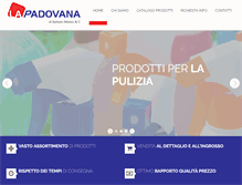 Tablet Screenshot of lapadovana.com